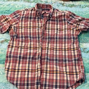 Men’s plaid Polo Ralph Lauren shirt
Size Large, worn once